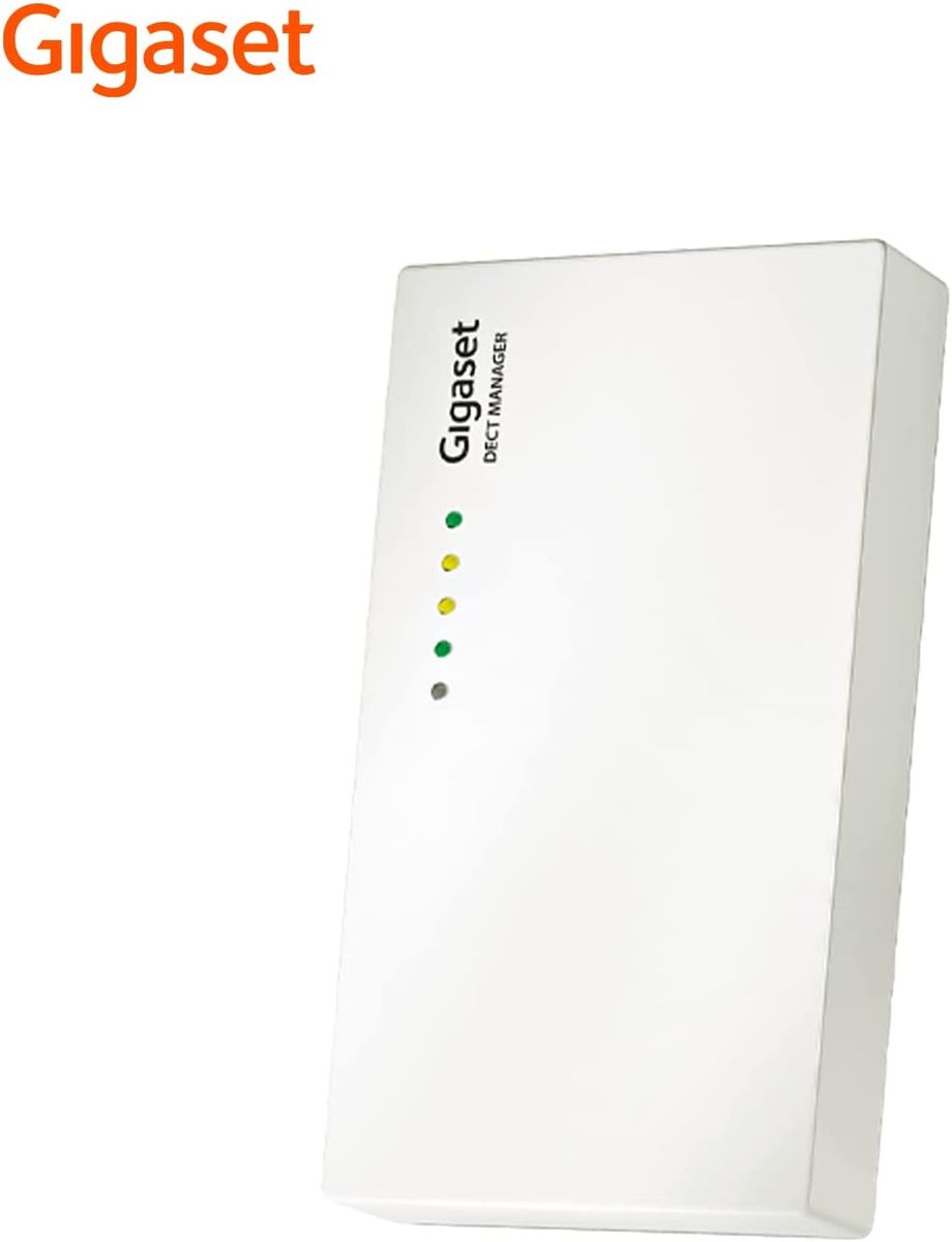 Gigaset N720 DM PRO - DECT-Manager - verbindungen bis zu 30 Basisstationen und 100 Mobilteile - kompatibel zu IP-basierten Telefonanlagen, schwarz