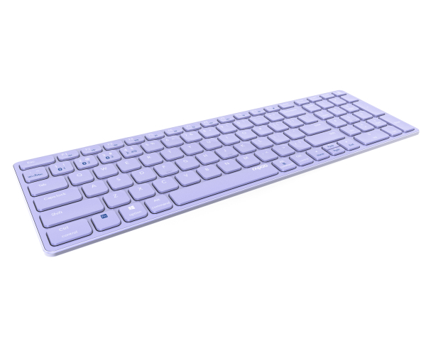 Rapoo E9700M Tastatur RF Wireless + Bluetooth Lila PC & Mac - (DEU Layout - QWERTZ)