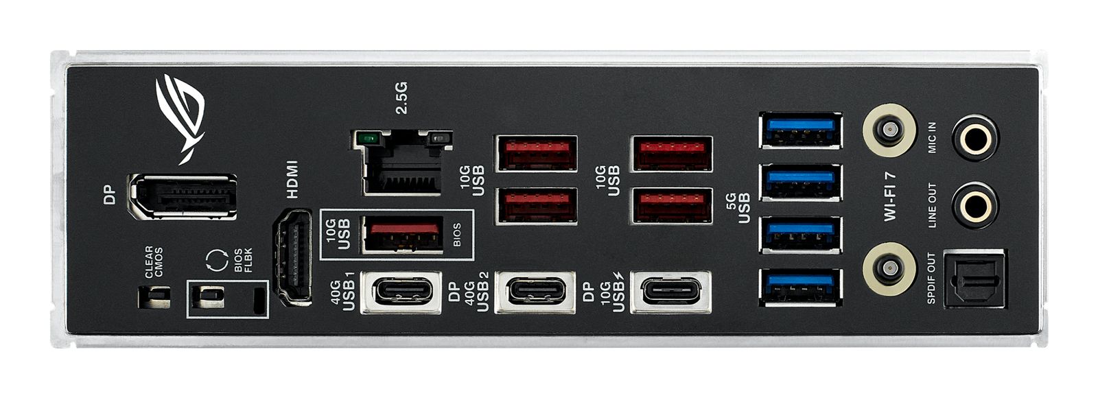 ASUS ROG STRIX X870-F GAMING WIFI Mainboard, AMD X870, Sockel AM5, ATX, DDR5, Wi‑Fi 7 & Bluetooth 5.4, 2.5Gb LAN, 2x USB4, 4x M.2, 7.1 Surround