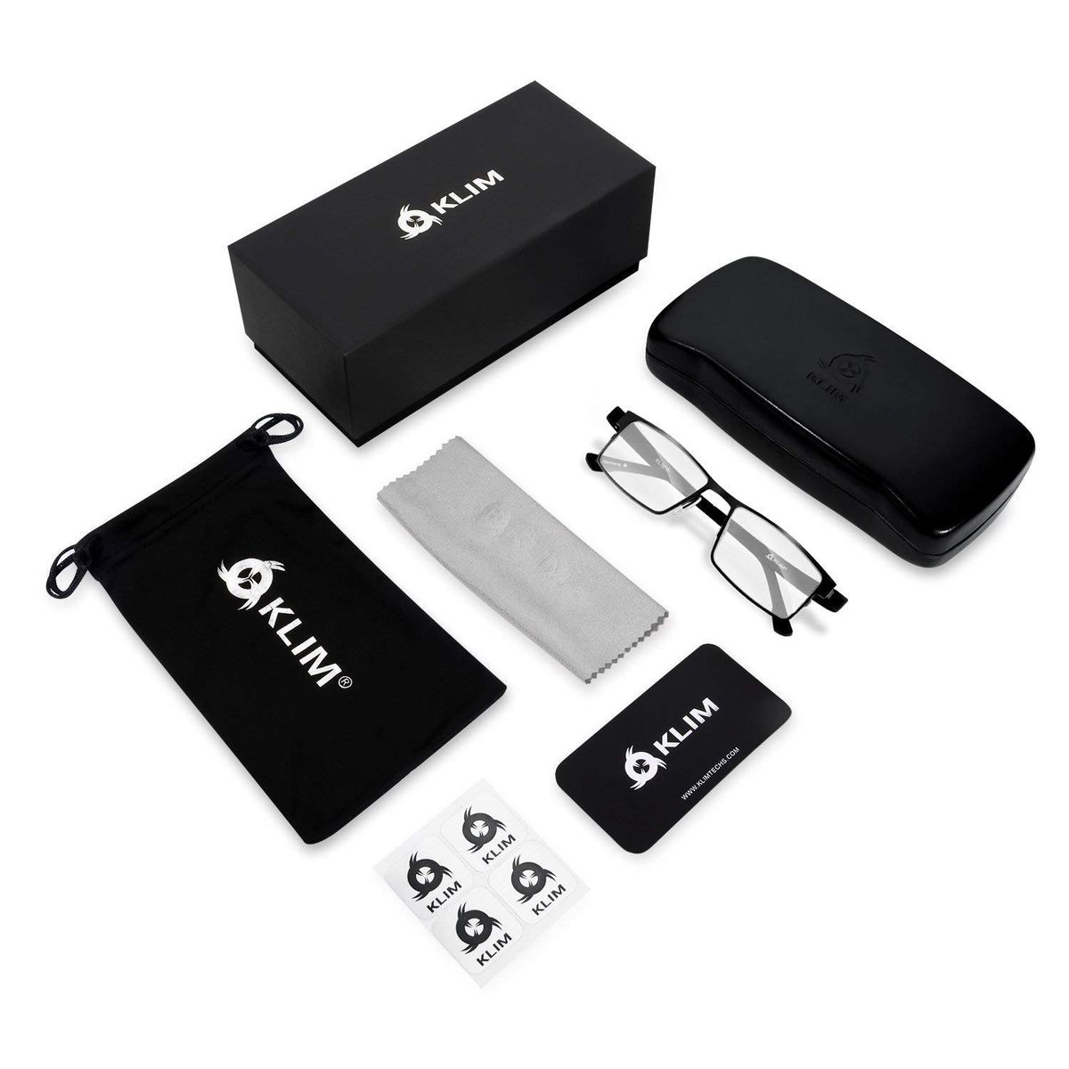 Klim Protect Blaulichtfilter Gaming Brille für PC Smartphone Tablet TV