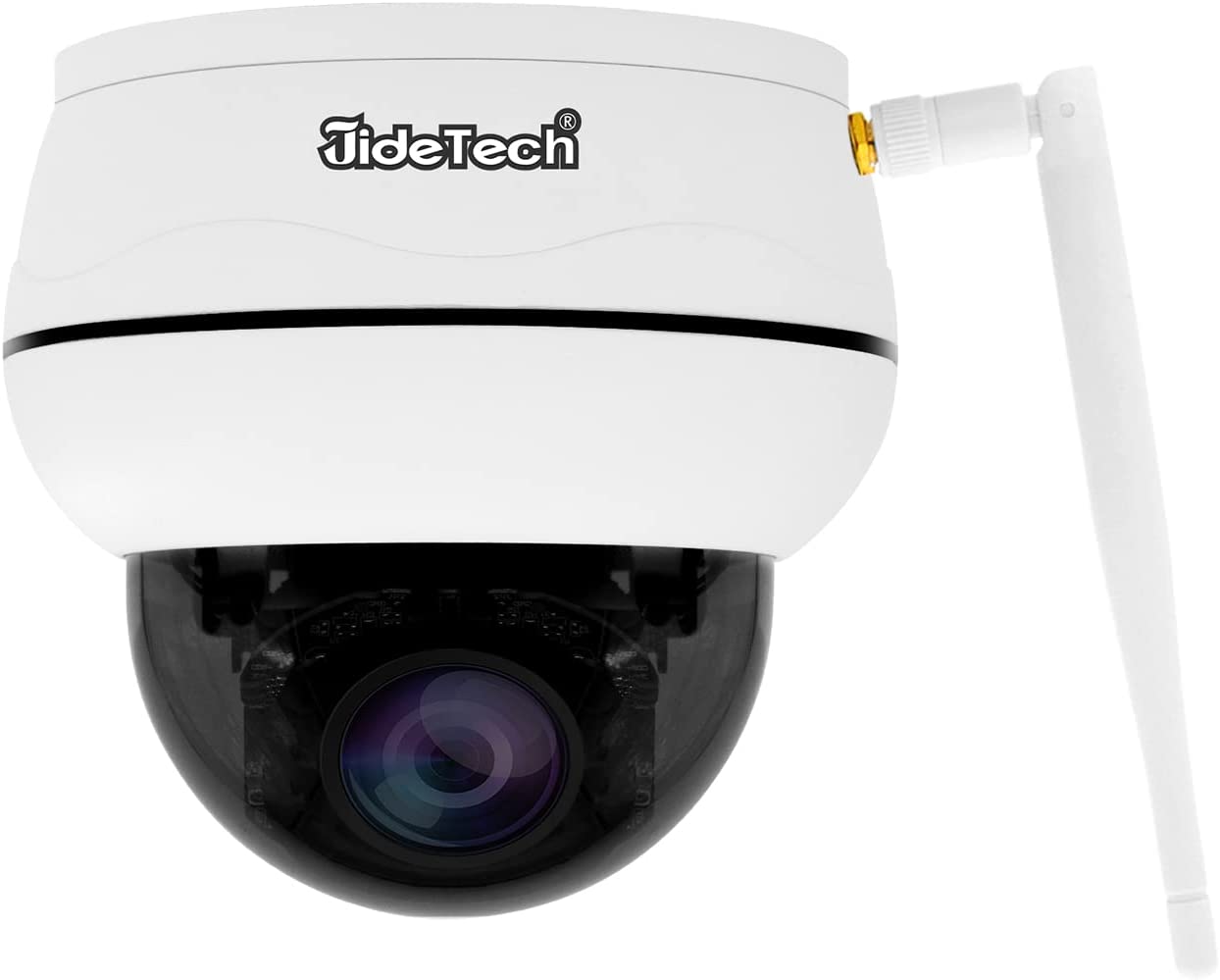 JideTech PTZ WiFi Überwachungskamera aussen,5MP Dome IP Auto Tracking Kamera mit 5X Optischer Zoom,2 Wege Audio,IP66 wasserdicht, 30M Nachtsicht,Unterstützung 128G SD Karte, P1 Plus-5MP-WF P1 Plus-5x-5MP WIFI Single