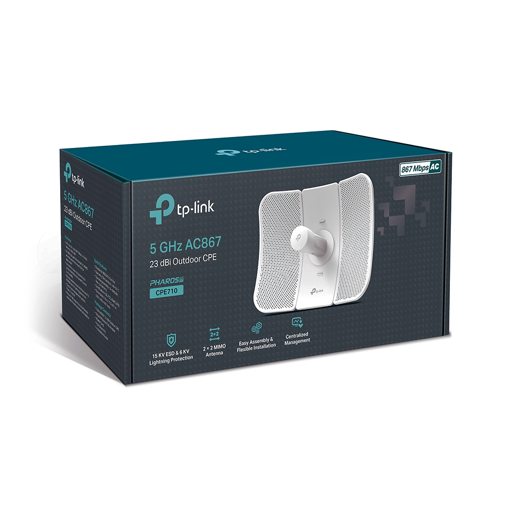 TP-Link Pharos CPE710 Outdoor WLAN Access Point 300 Mbit/s 5GHz) White v2.0