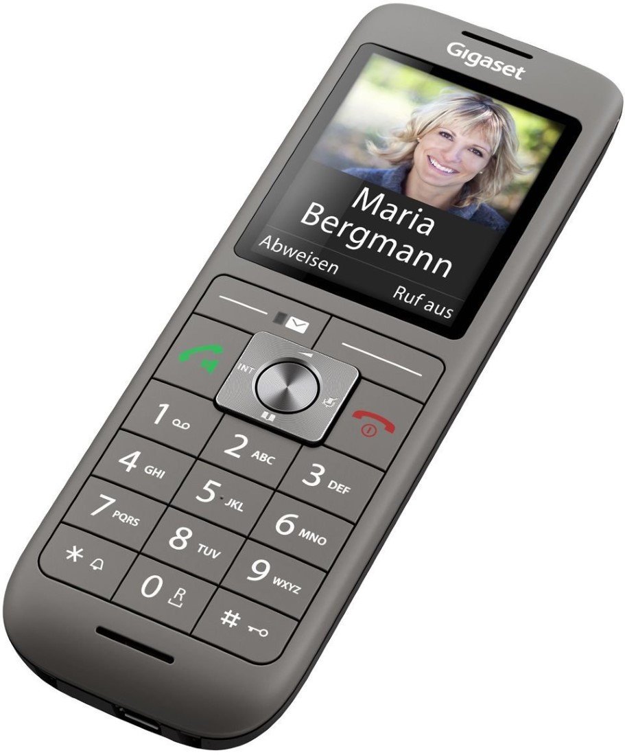 Gigaset CL660HX Duo Analoges/DECT-Telefon Anthrazit Anrufer-Identifikation