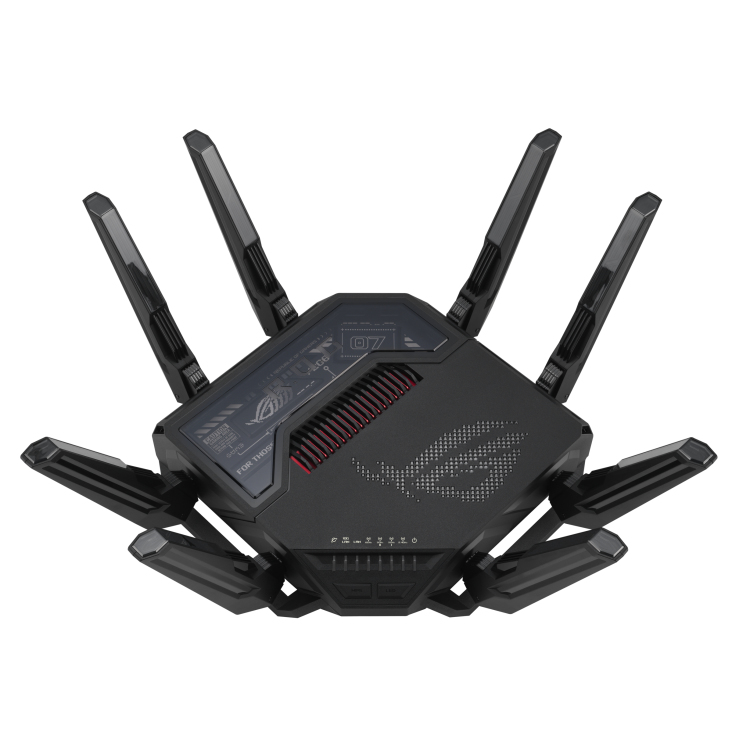 ASUS ROG Rapture GT-BE98 WLAN-Router Wi‑Fi 7 (802.11be) Quad-Band 10 Gbit Ethernet 6x LAN USB 3.2 Schwarz