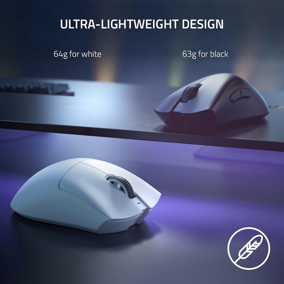Razer DeathAdder V3 Pro Gaming Mouse Wireless RF + USB-C 30.000 DPI Mercury