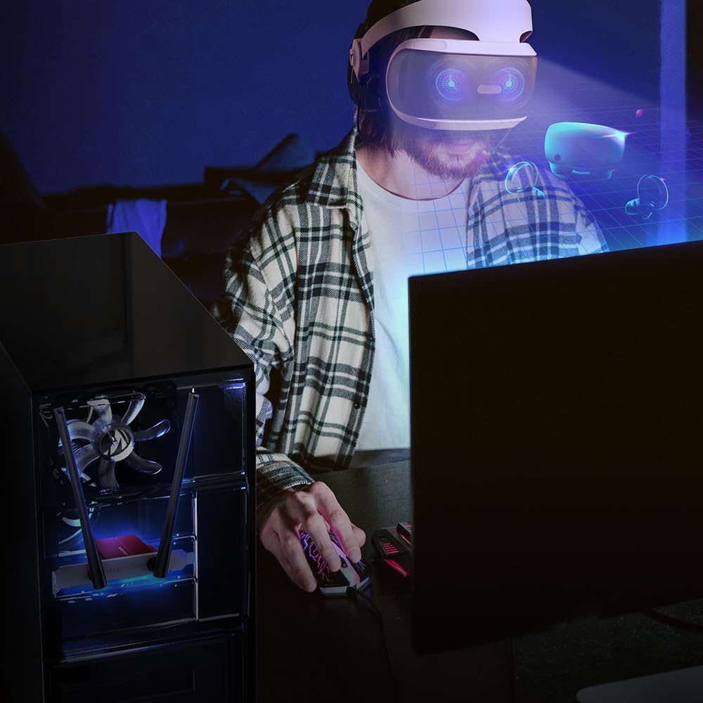 Mercusys PCIe AXE5400Mbps WiFi 6E Bluetooth 5.2, Chipsatz Intel Wi-Fi 6E, WPA3, MU-MIMO, OFDMA, WLAN-Karte, Tri-Band Geschwindigkeit, unterstützt Windows 10, 11, Mercusys MA86XE V1