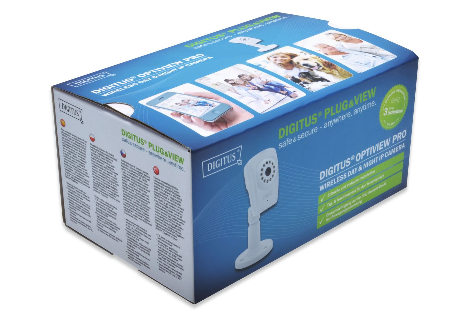 Digitus OptiView Pro WLAN/1MP/D&N/IN