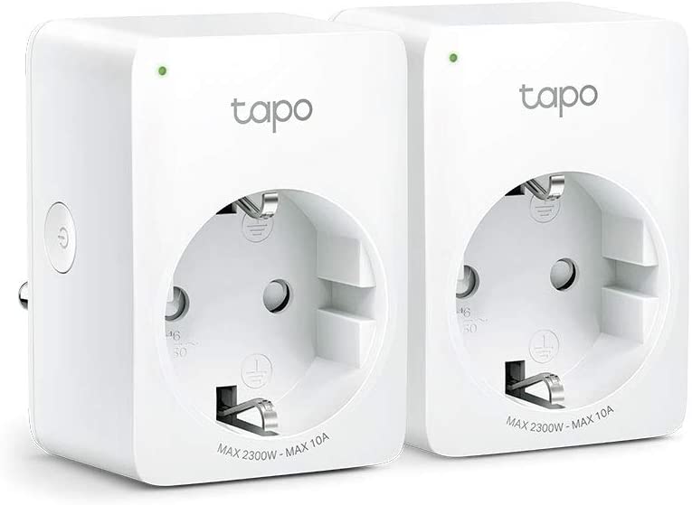TP-Link Tapo P100 Mini Smart WLAN Steckdose für Alexa Google Home 2-Pack V1