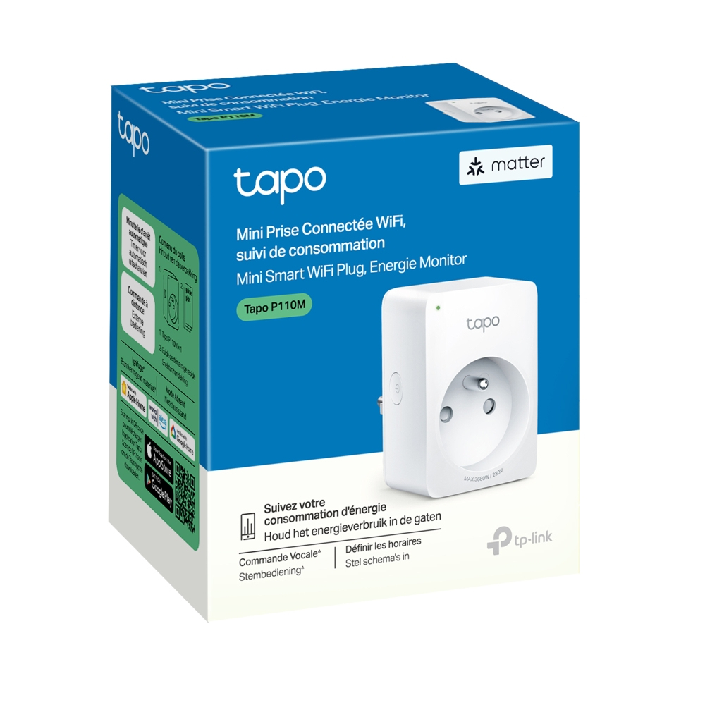 TP-Link Tapo P110M Smart Plug 3680 W Weiß