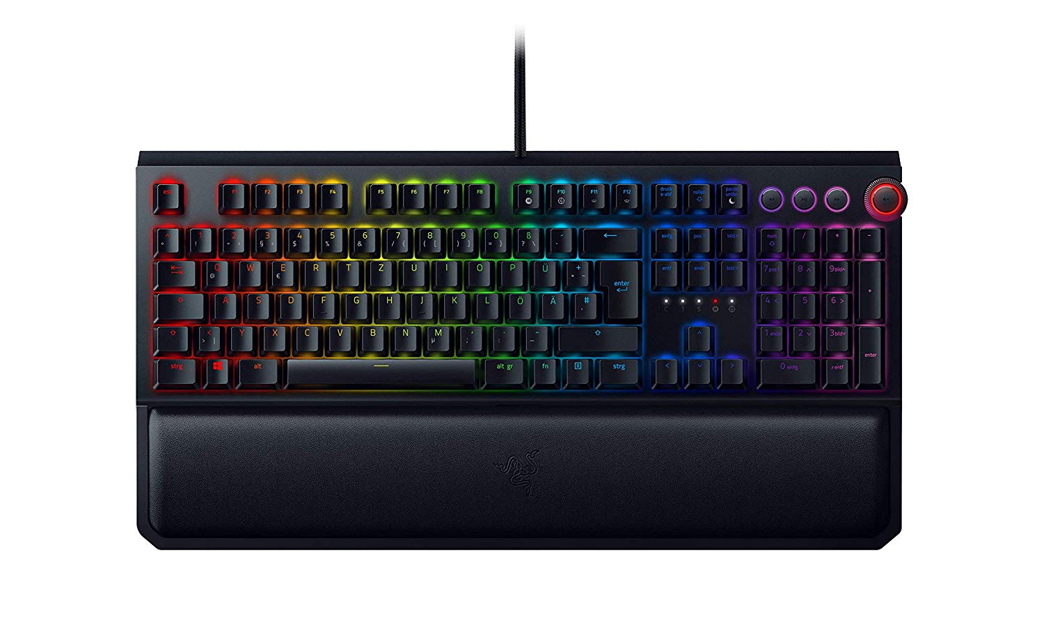 Razer BlackWidow Elite Gaming Keyboard Orange Switches Chroma RGB UK Layout QWERTY