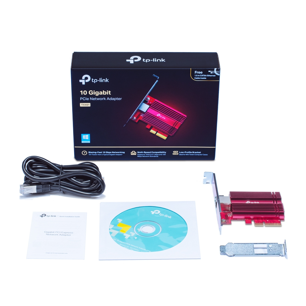 TP-Link 10 Gigabit PCI Express Netzwerk Adapter