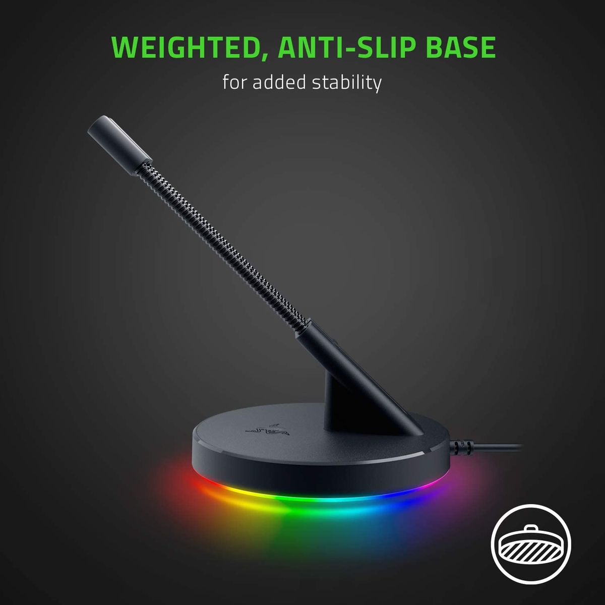 Razer Mouse Bungee V3 Chroma RGB Drag Free Wired Mouse Movements Support