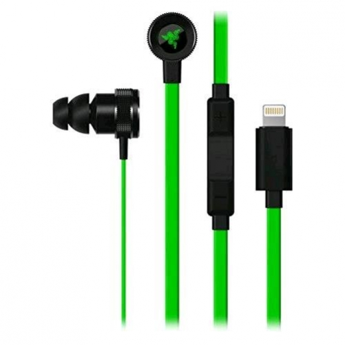 Razer Hammerhead Mobile Headset InEar Stereo Lightning for iOS Black/Green