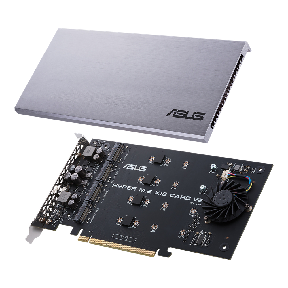 ASUS HYPER M.2 X16 CARD V2 Schnittstellenkarte/Adapter Eingebaut