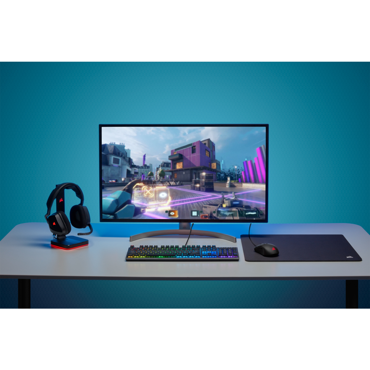 Corsair K60 RGB PRO Low Profile Tastatur Gaming USB Schwarz