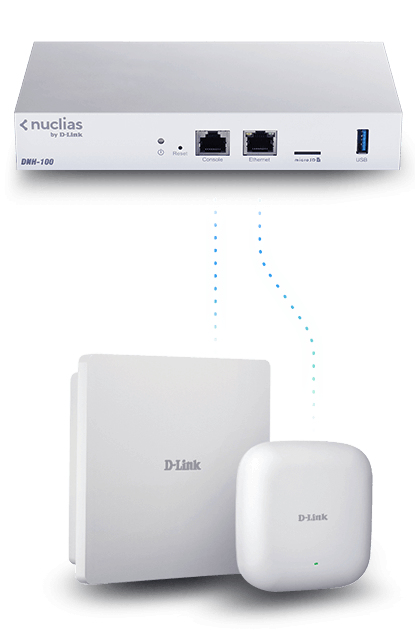 D-Link DAP-X2850 AX3600 Access Point, Wi‑Fi 6 3600 Mbit/s, 2,4+5 GHz, PoE, 4x interne Antennen, Weiß