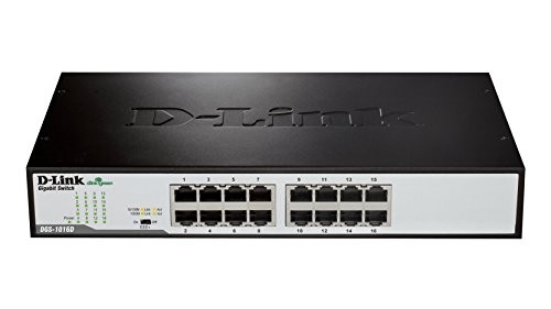D-LINK Gigabit Switch 16-Port 16x 10/100/1000 Mbit/s