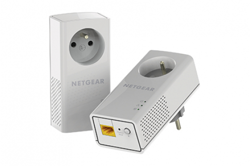Netgear PLP1000-100FRS PowerLine Netzwerkadapter 1000 Mbit/s Eingebauter Ethernet-Anschluss Weiß 2 Stück(e)
