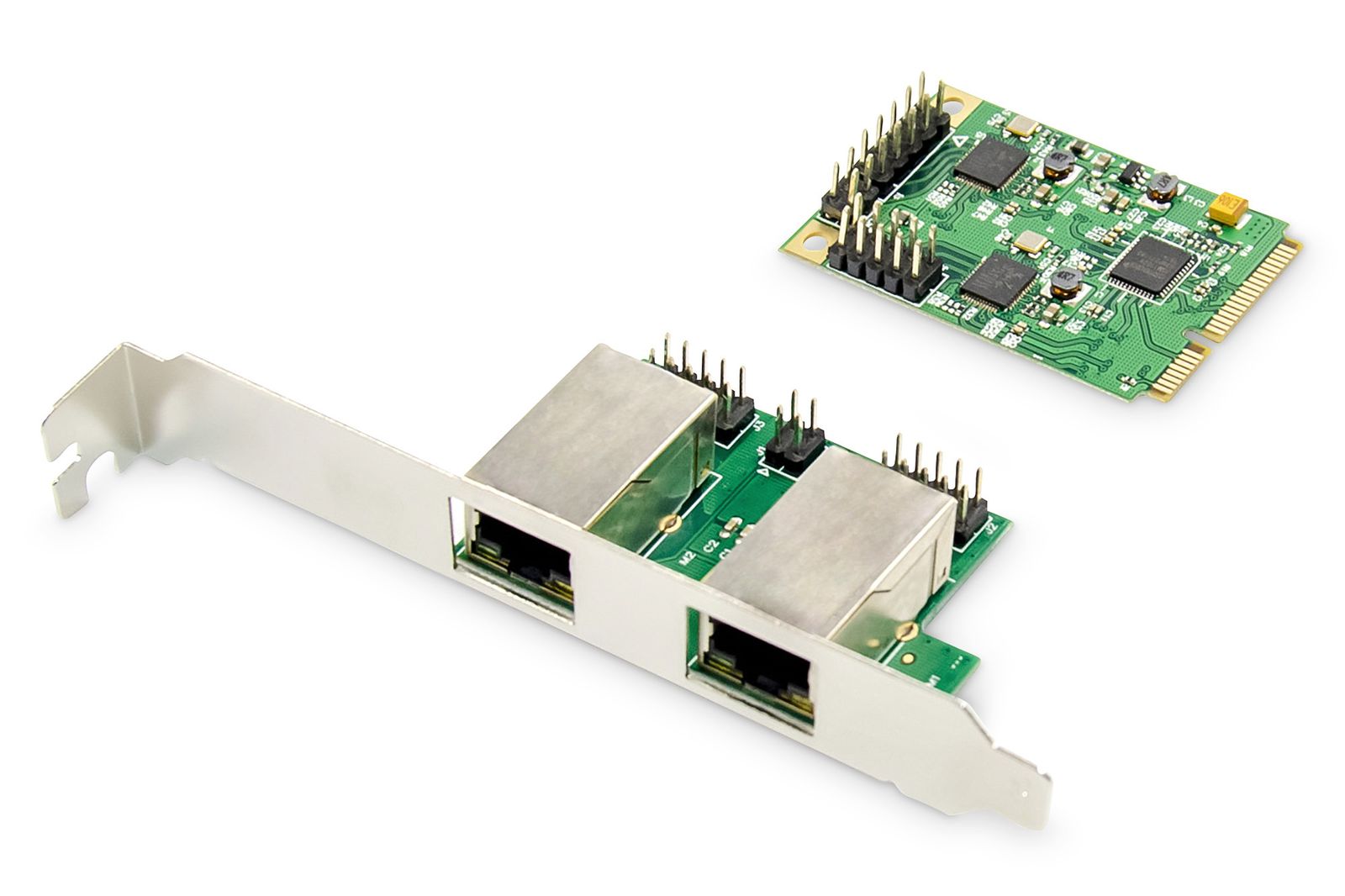 Digitus Dual Gigabit Ethernet Mini PCI Express Netzwerkkarte