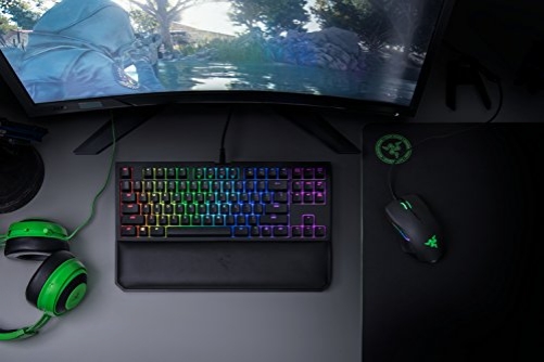 Razer BlackWidow TE Chroma V2 Gaming Keyboard Yellow Switches RGB DE-Layout