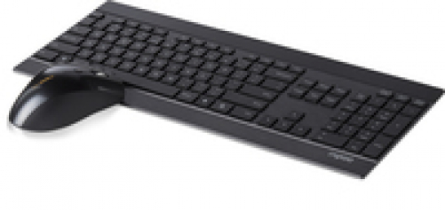 Rapoo 8900 kabelloses Deskset Tastatur & Maus schwarz DE-Layout