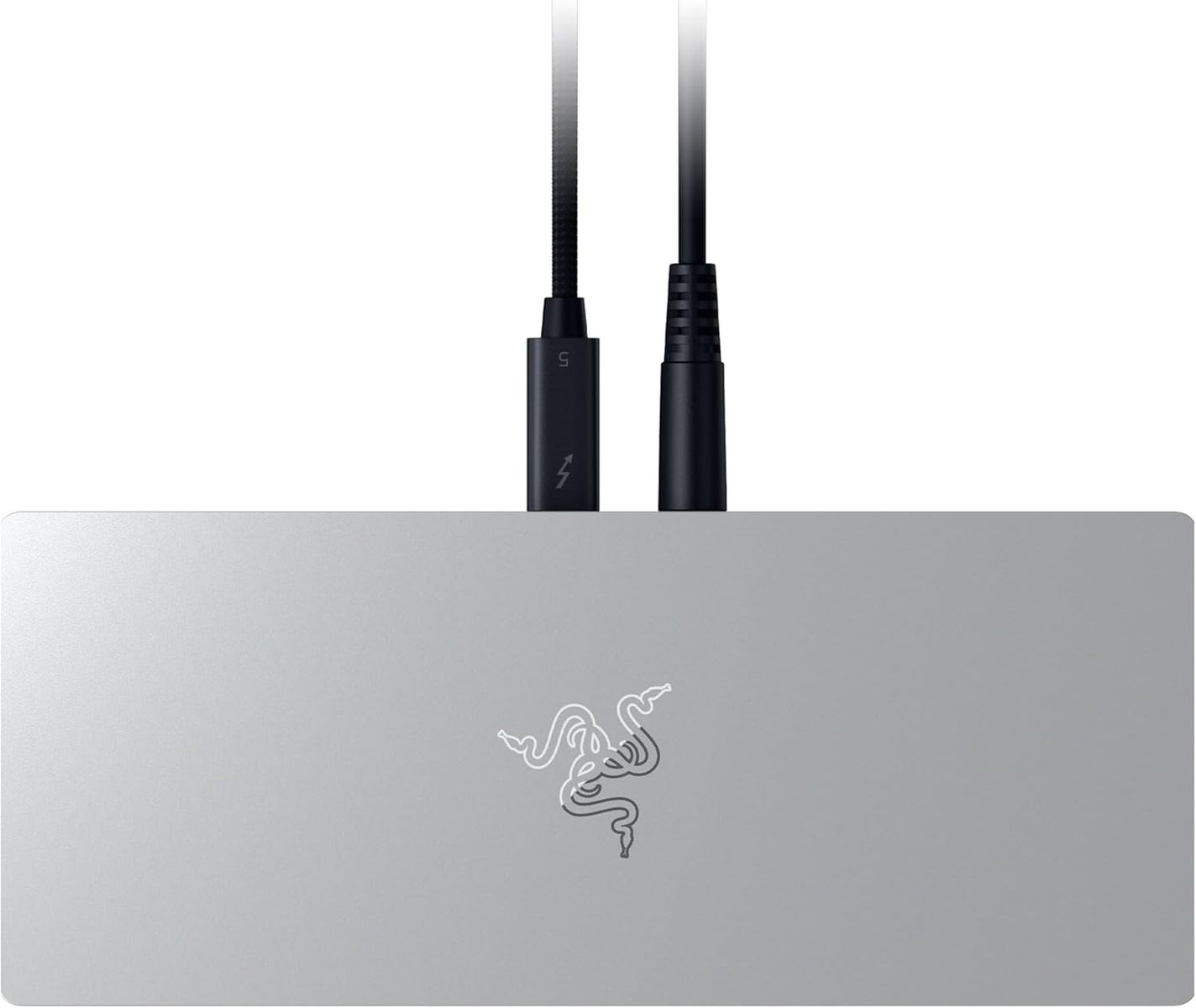 Razer Thunderbolt 5 Dock Chroma Dockingstation, 11 Anschlüsse, M.2-Slot, 3x 4K@144Hz/1x 8K@60Hz, 140W Power Delivery, Thunderbolt 5, EU Stecker, Weiß