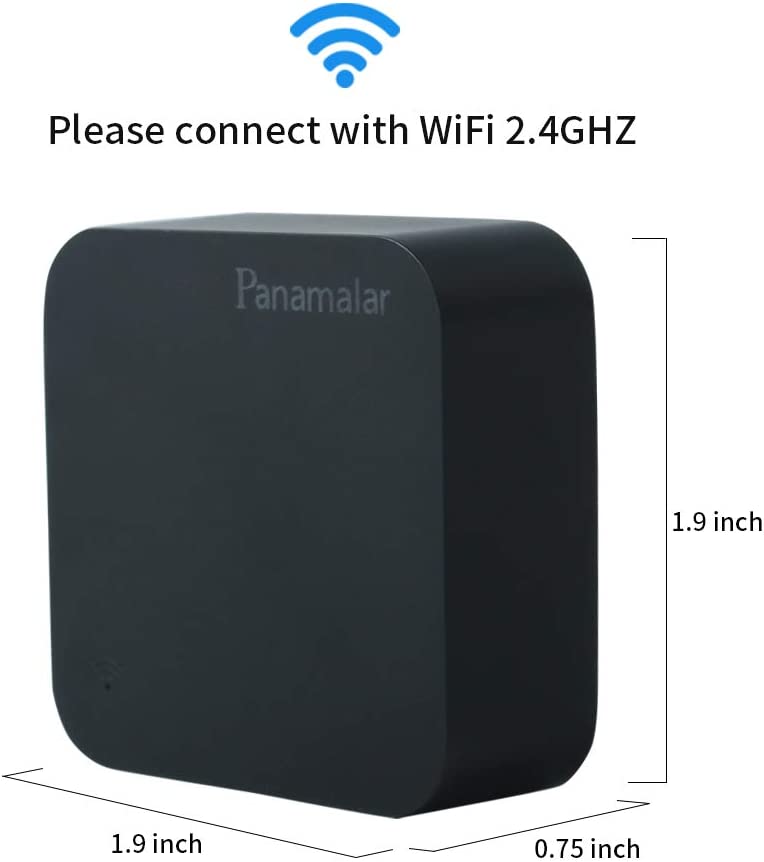 Panamalar Smart IR-Fernbedienung,Smart Home Automatisierung Wireless WiFi Universal IR Control Hub kompatibel mit IR Geräte, Sprachsteuerung von Alexa und Google Home für Apple Android Smartphones