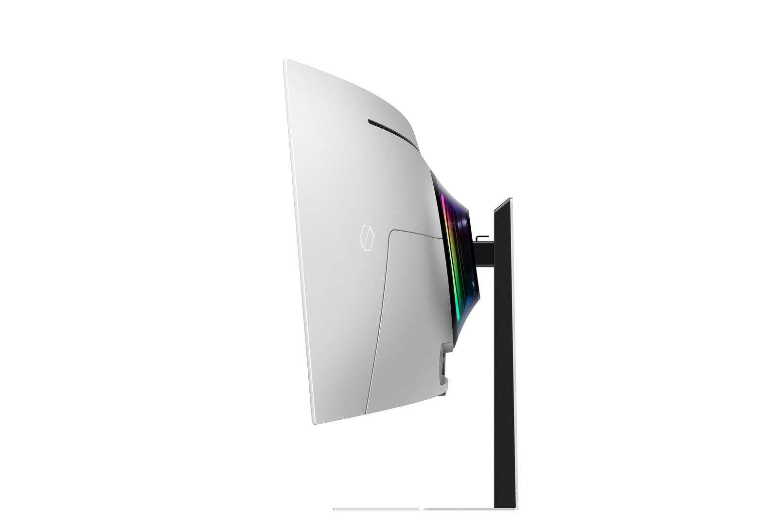 Samsung G95SC Computerbildschirm 124,5 cm (49") 5120 x 1440 Pixel Dual QHD OLED Silber