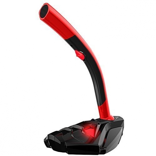 KLIM Voice Wired Gaming Standmikrofon für PC/Mac/PS4 rot/schwarz