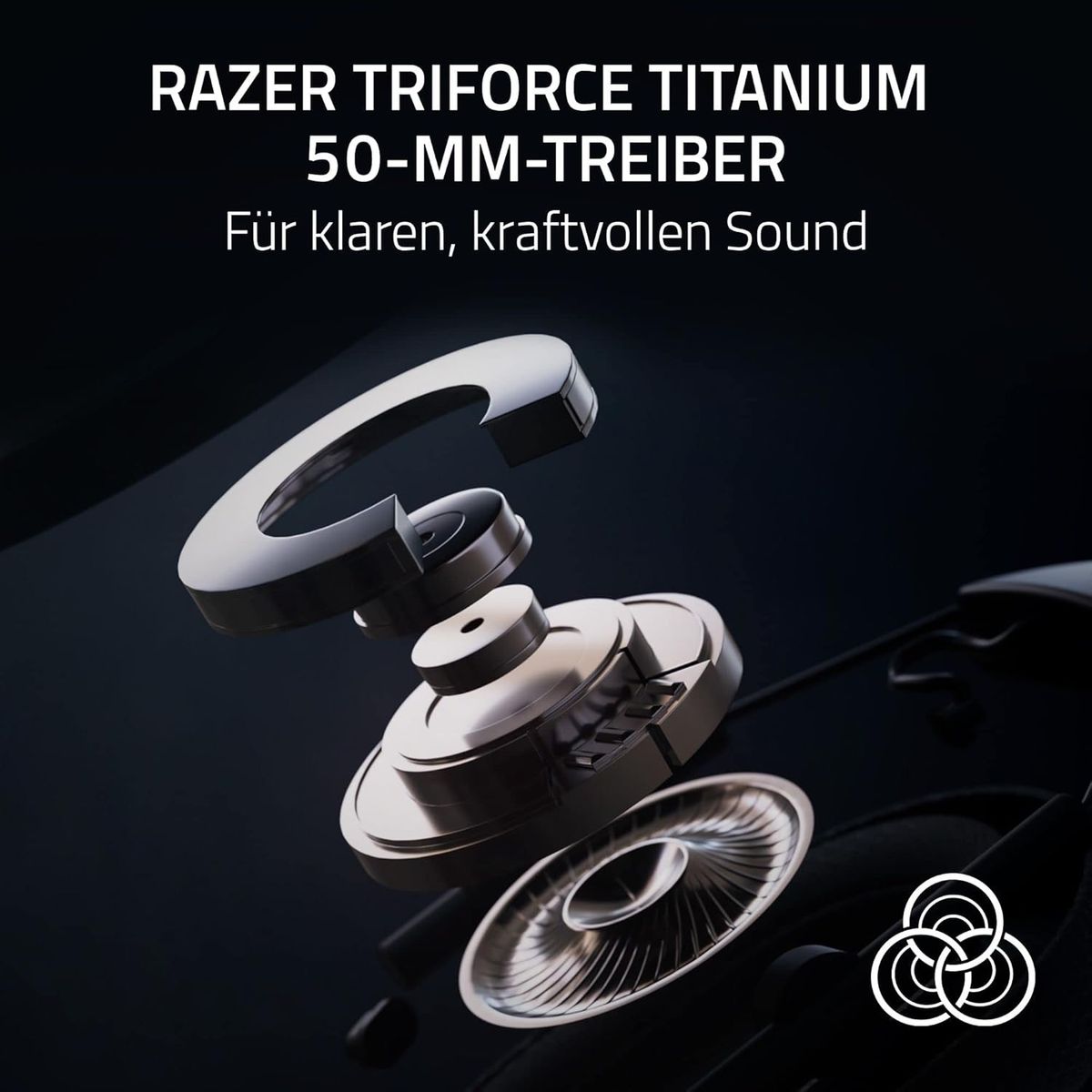 Razer Blackshark V2 Pro (Playstation) - Kabelloses Konsolen E-Sport Headset für PS5 (Triforce 50mm Treiber, HyperSpeed Wireless, FPS-Audioprofile, abnehmbares HyperClear Mikrofon) Schwarz BlackShark V2 Pro | Playstation Schwarz