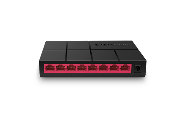 MERCUSYS MS108G 8-Port Gigabit Netzwerk Switch bis 2000 MBit/s, RJ-45 Anschlüsse LAN Switch, Auto-MDI/MDIX, Lüfterlose Ruhe, Lug-und-Play, Automatische Geschwindigkeits- und Duplexanpassung