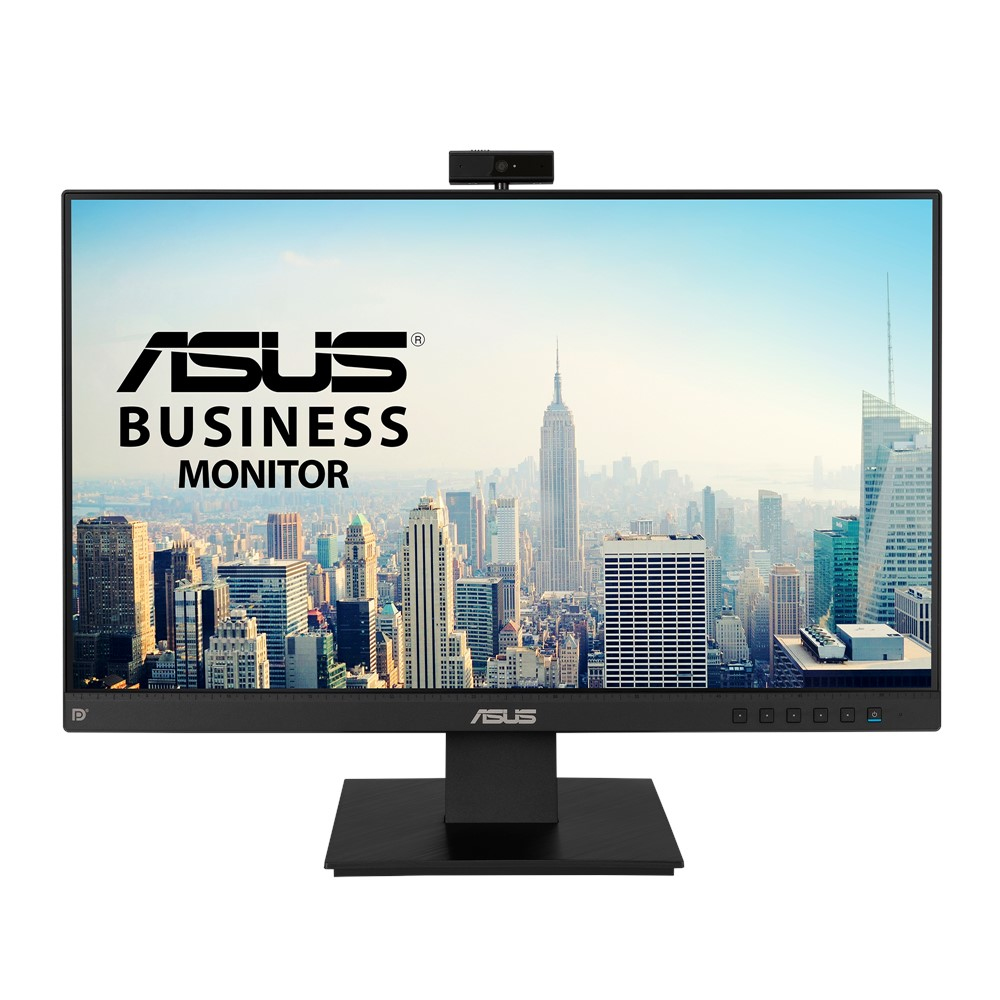 ASUS Business BE24EQK | 24 Zoll Full HD Monitor | 16:9 IPS Panel, 1920x1080 | Blaulichtfilter, Webcam, Mikrofon | DisplayPort, HDMI, D-Sub | Rahmenlos
