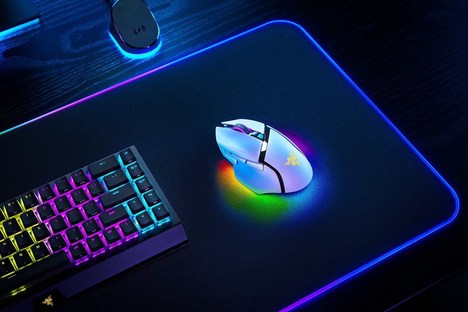 Razer Basilisk V3 Pro Gaming Mouse Dual Wireless + USB-C 30.000 DPI RGB Mercury