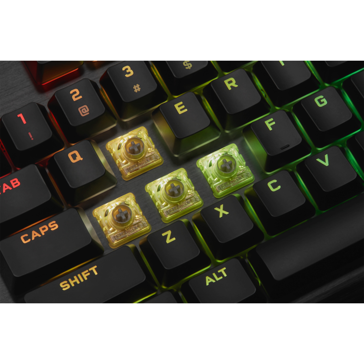 Corsair K60 RGB PRO Low Profile Tastatur Gaming USB Schwarz