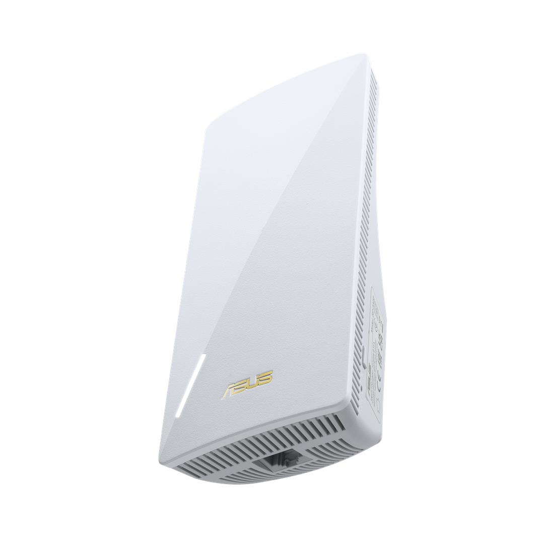 ASUS RP-AX58 Repeater WLAN Dual-Band Wi-Fi 6 AX1800 2,4/5 GHz 2400 Mbit/s Gigabit Ethernet Weiß