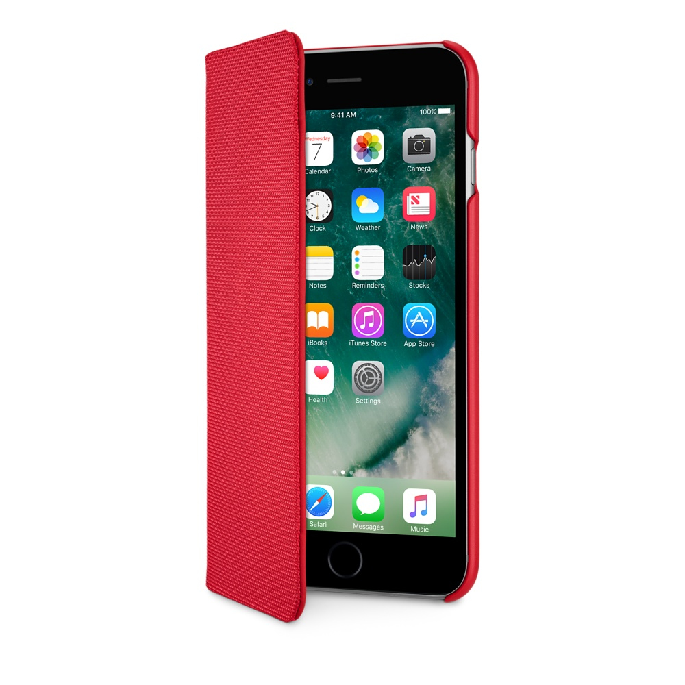 logitech Handy-Schutzhülle 11,9 cm (4.7 Zoll) Geldbörsenhülle für iPhone 6/6s Rot