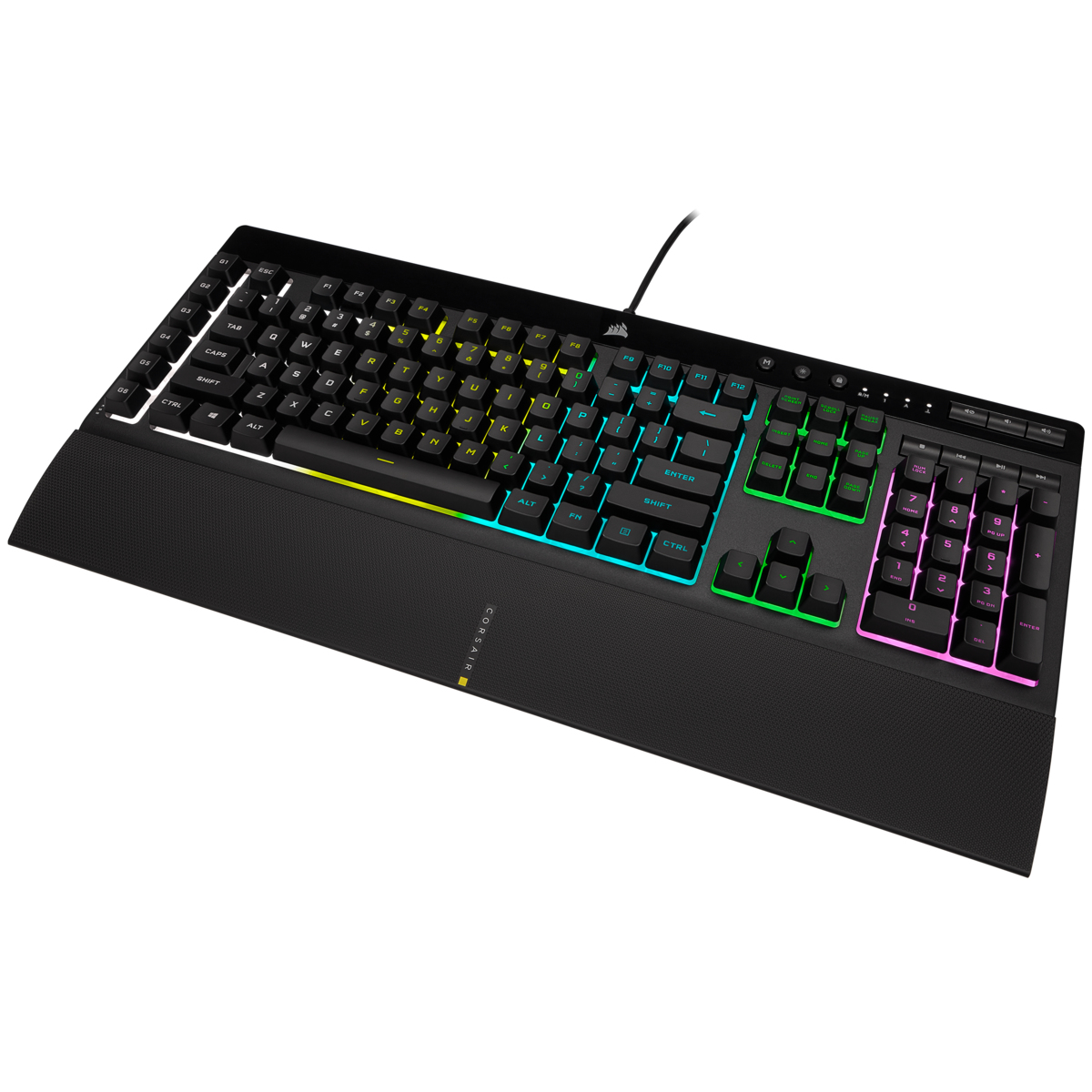 Corsair K55 RGB PRO Tastatur Gaming USB Schwarz - (ITA Layout - QWERTY)