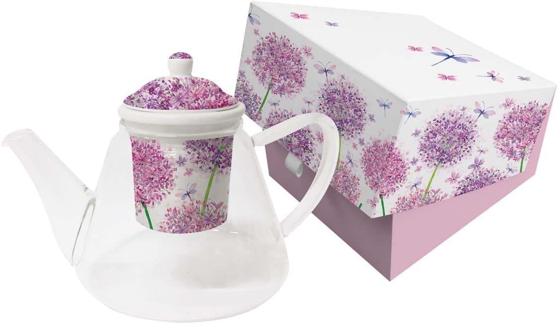 Unbekannt Glass Teapot & Dandelion