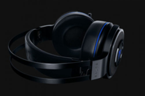 Razer Thresher 7.1 Gaming Headset Wireless RF Virtual 7.1 Surround-Sound for PS4 Black