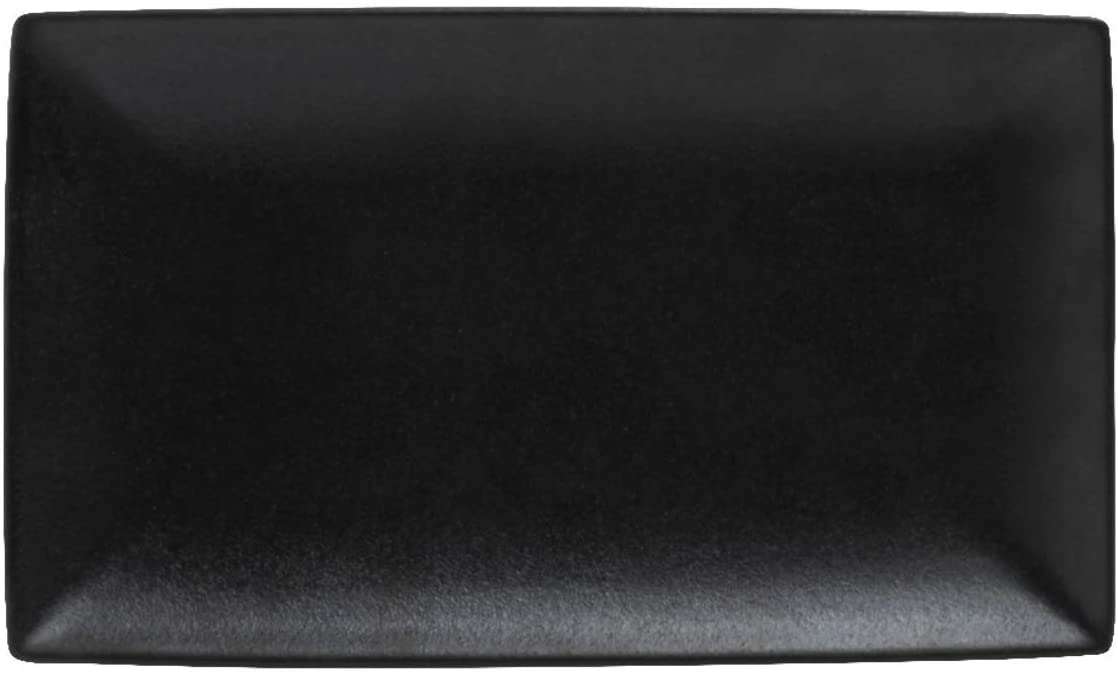 Maxwell & Williams AX0069 CAVIAR BLACK Platte 27,5 x 16 cm, Premium-Keramik
