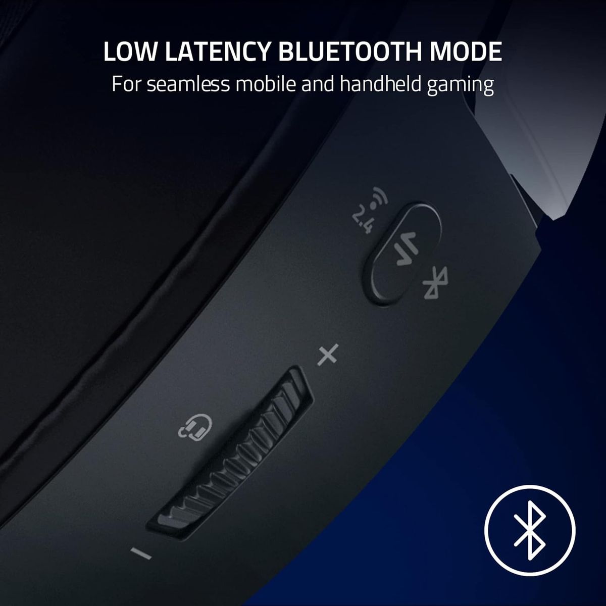 Razer Kaira Pro HyperSpeed PlayStation Licensed Gaming Headset Dual Wireless Stereo for PS PC Mobile Black/White