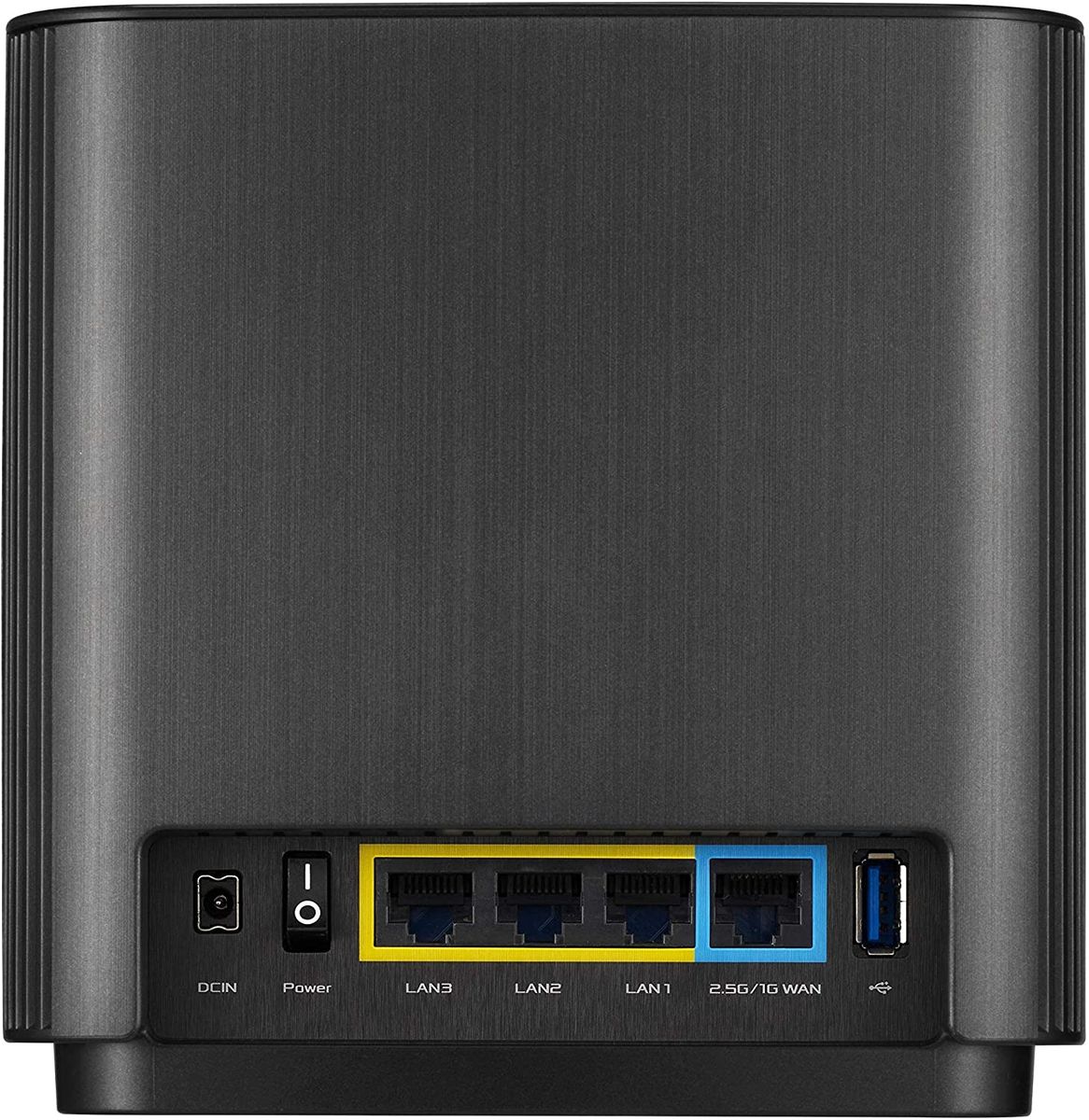 ASUS ZenWiFi AX XT8 (B-1-PK) WLAN-Router Gigabit Ethernet Tri-Band (2,4 GHz / 5 GHz / 5 GHz) 4G Schwarz