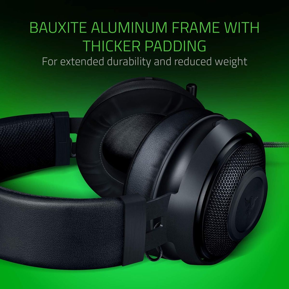 Razer Kraken 2019 Gaming Headset Virtual 7.1 Surround-Sound 3.5mm Multi-Plattform Black U