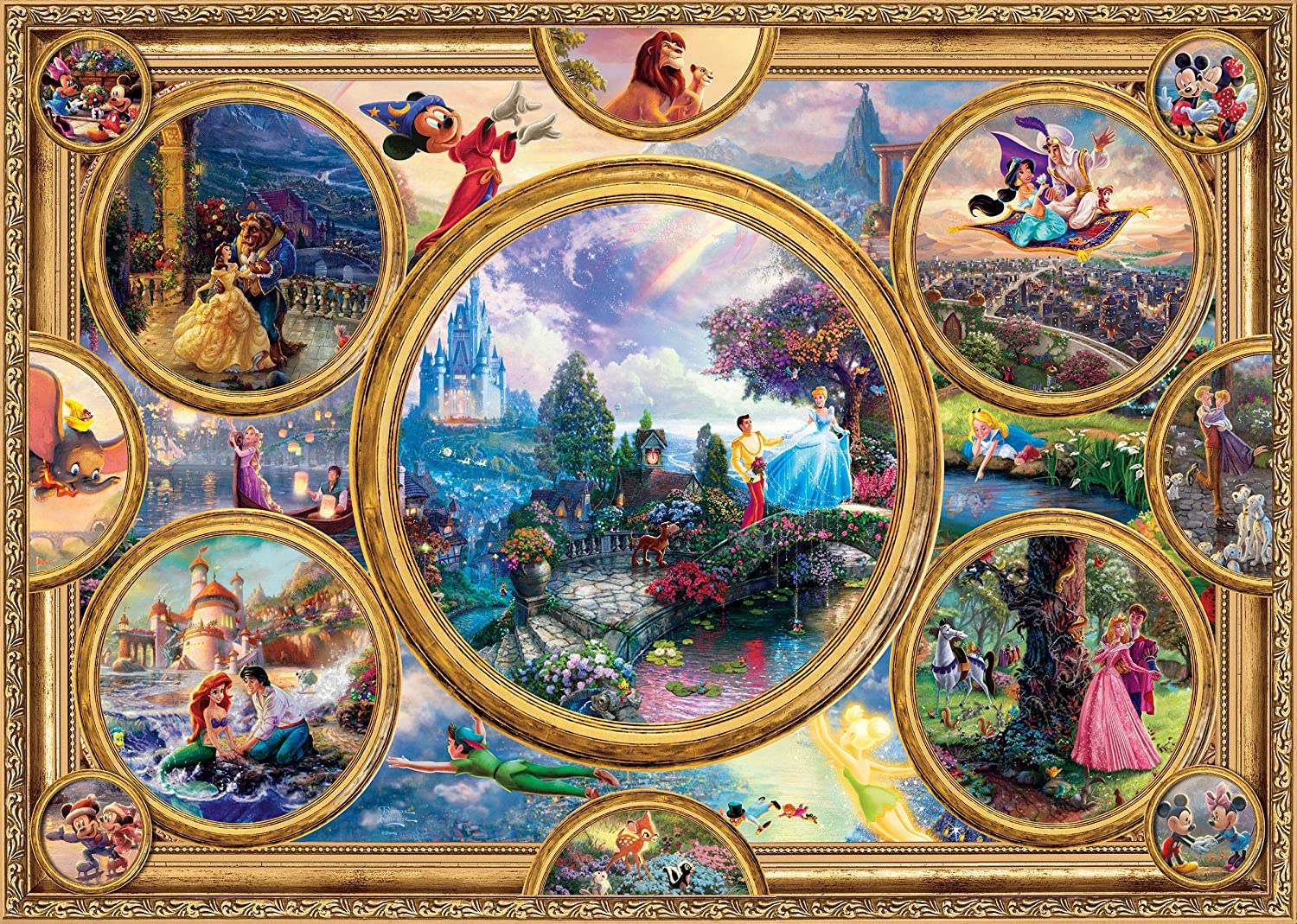 Schmidt Spiele Thomas Kinkade Studios: Disney Dreams Collection Puzzlespiel 2000 Stück(e) Cartoons