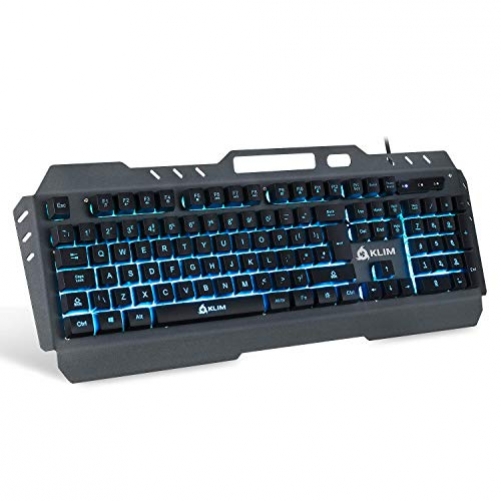 KLIM Lightning New Hybrid Halbmechanisches Gaming Tastatur UK-Layout