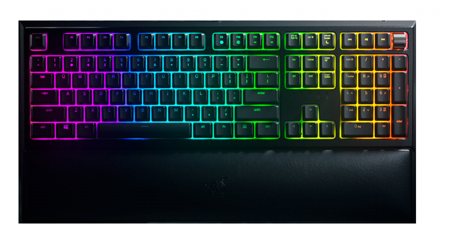 Razer Ornata V2 Gaming Keyboard Mecha-Membrane Switches Chroma RGB US-Layout ISO