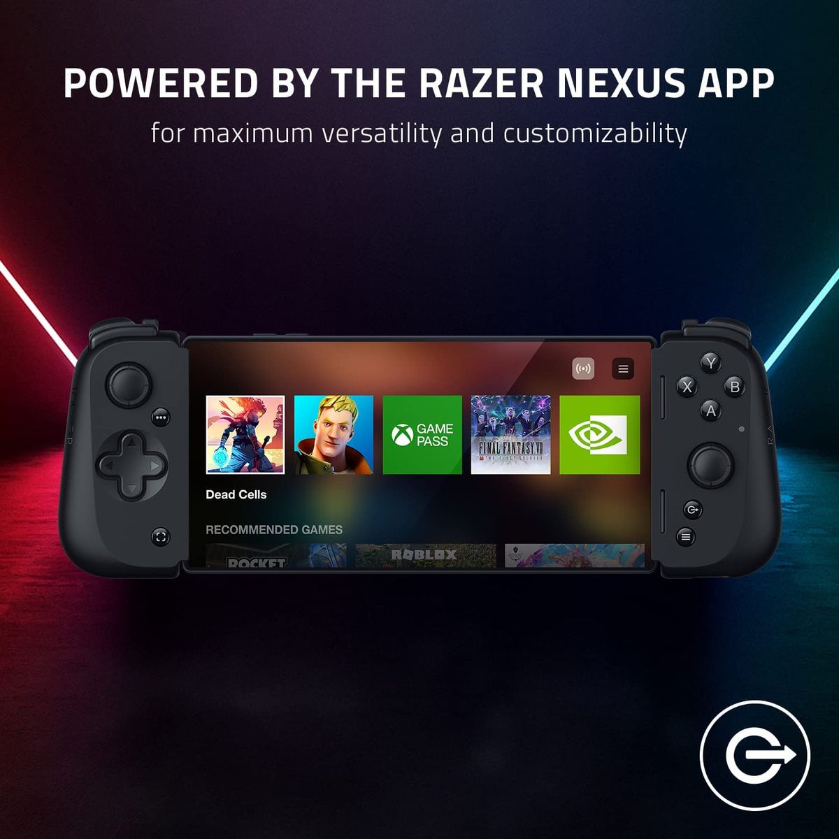 Razer Kishi V2 Mobile Gaming Controller for Android: Console Quality Controls - Universal Fit - Stream PC, Touch Screen Android Games - Customizable Triggers - Ergonomic Design