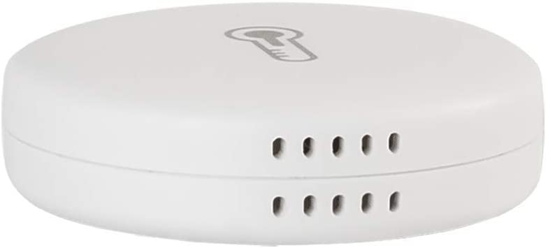 Essentials Smart Home Zigbee Temperatur- und Luftfeuchtigkeitssensor, Zigbee Temperatursensor innen, Push-Benachrichtigung per App