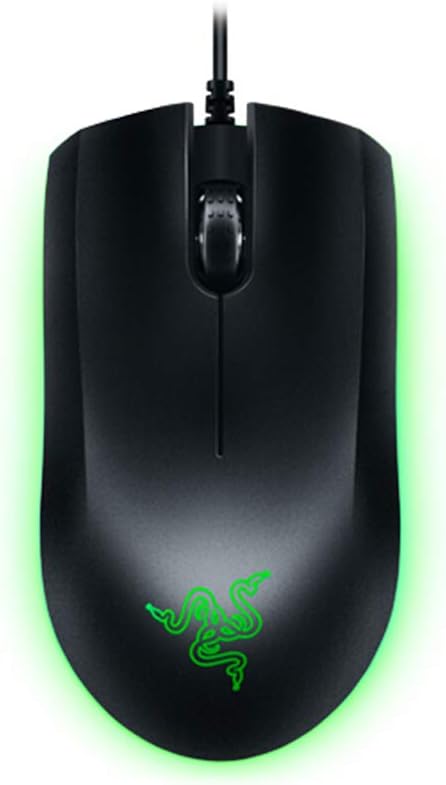 Razer Jugan Wired Gaming Mouse RGB Chroma Lighting 7200 DPI Ambidextrous Mouse Optical Sensor 3 Independently Programmable Buttons Ergonomic Design