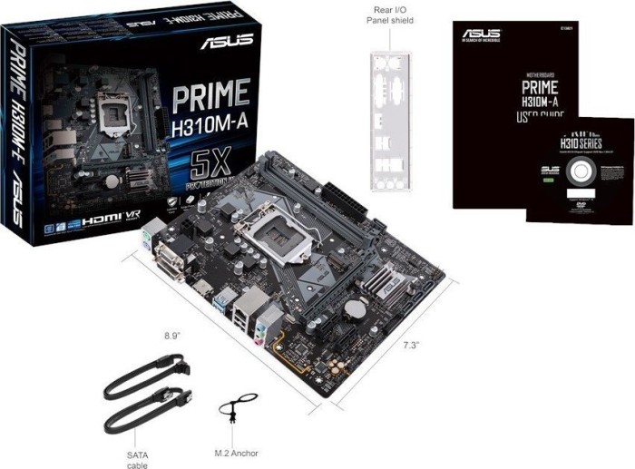ASUS PRIME H310M-A Intel® H310 LGA 1151 (Socket H4) micro ATX